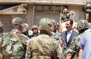 Syria: Prezydent wizytuje jednostki frontowe