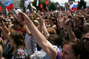 Noworosja: Wiec w Doniecku