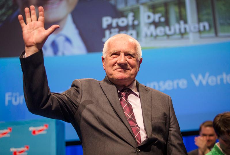 Niemcy: Václav Klaus na zjeździe AfD