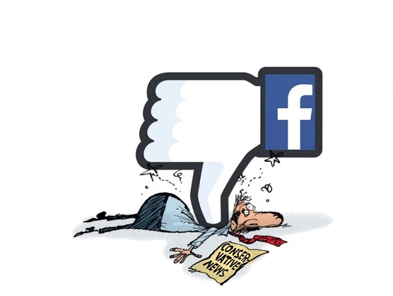 USA: Facebook cenzuruje prawicę